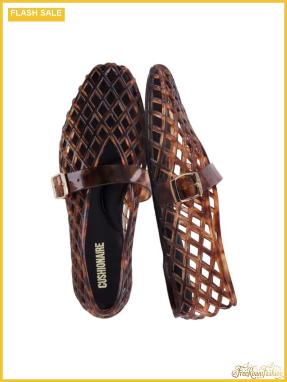 Woven Jelly Mary Jane Ballet Flats
